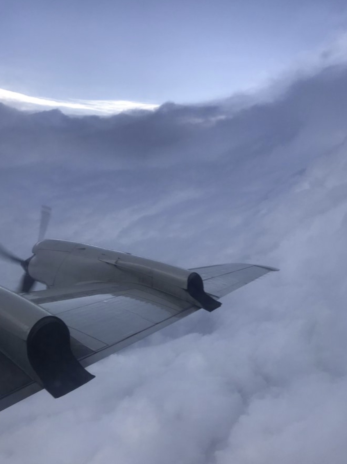 Inside the eye of Hurricane Dorian 